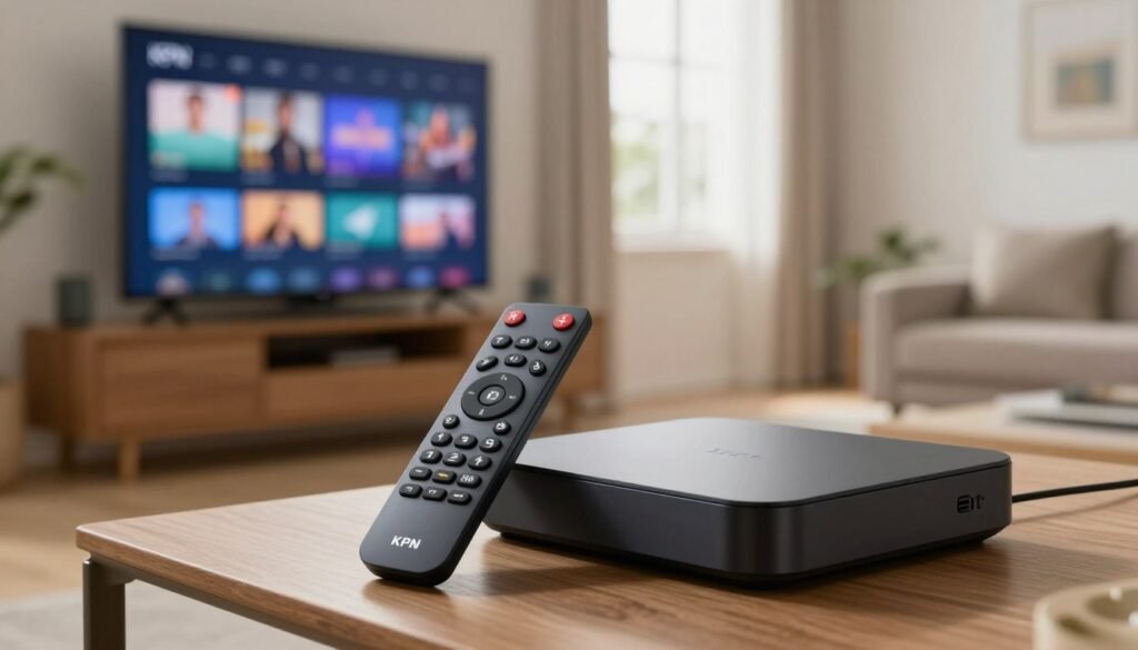 kpn tv+ box en afstandsbediening